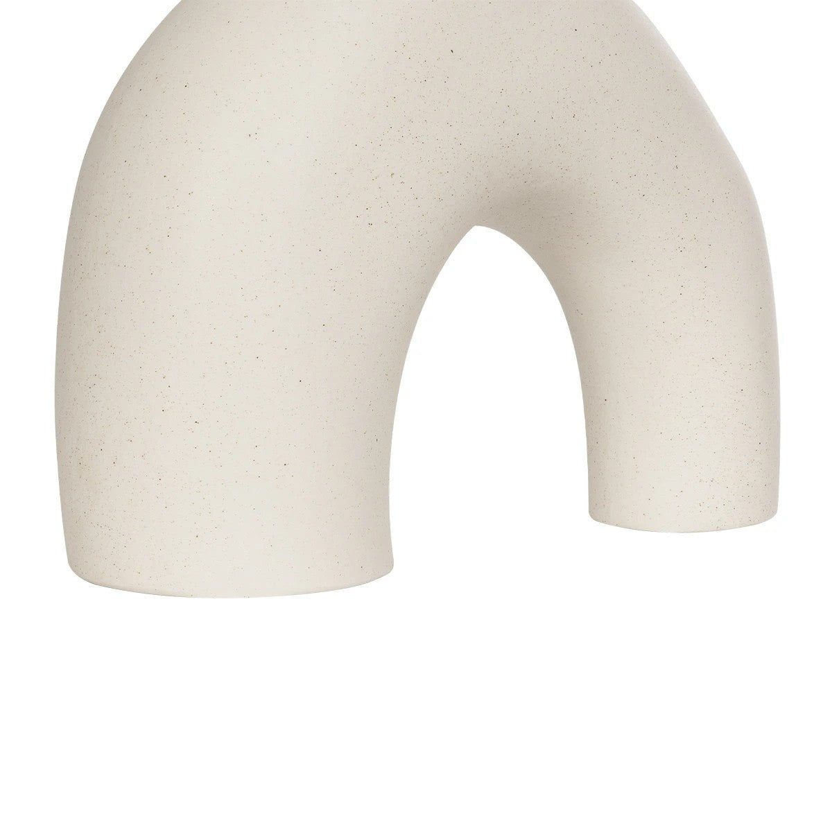 TOLEDO 21250 Διακοσμητικό Κεραμικό Βάζo Μπεζ Π23 x Μ10 x Υ24 cm