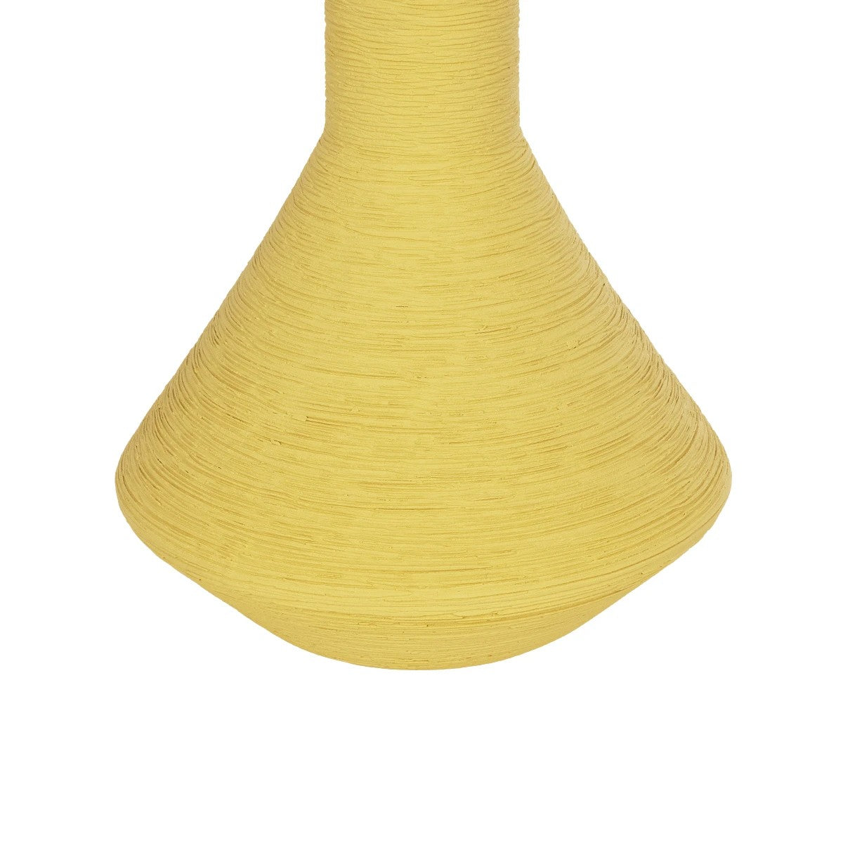 GRENADA 21281 Διακοσμητικό Κεραμικό Βάζo Κίτρινο Π13 x Μ13 x Υ20cm