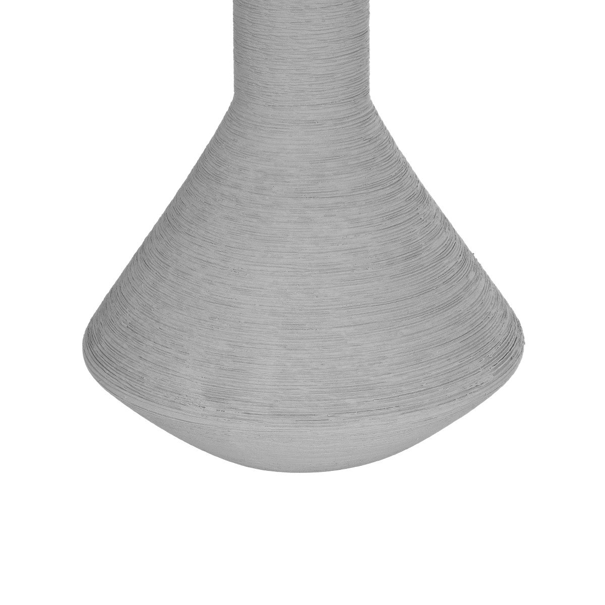 BARBADOS 21284 Διακοσμητικό Κεραμικό Βάζo Γκρι Π16 x Μ16 x Υ25cm