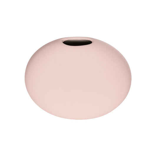 SICILY 21289 Διακοσμητικό Κεραμικό Βάζo Ροζ Π15 x Μ15 x Υ14cm