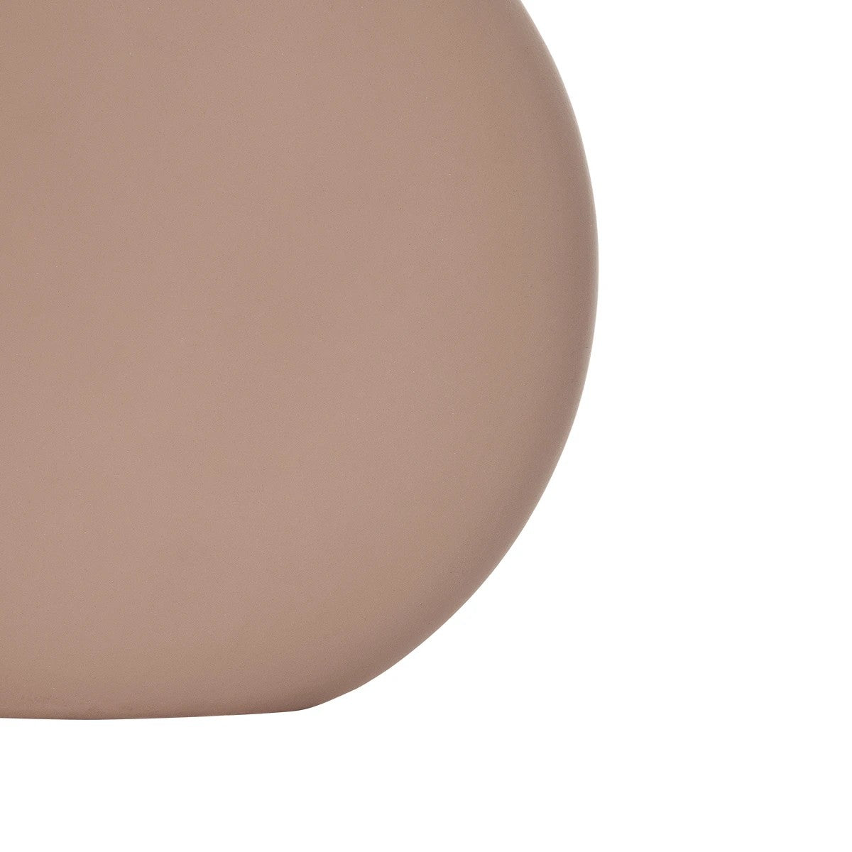 LANZAROTE 21290 Διακοσμητικό Κεραμικό Βάζo Καφέ Π15 x Μ15 x Υ14cm