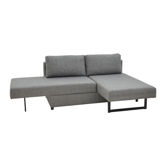 Πολυμορφικός Καναπές-Κρεβάτι Defry Γκρι Ύφασμα 230X165X72
