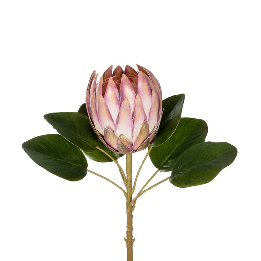 PINK KING FLOWER BRANCH 21300 Τεχνητό Διακοσμητικό Κλαδί KING FLOWER Ροζ Y70cm