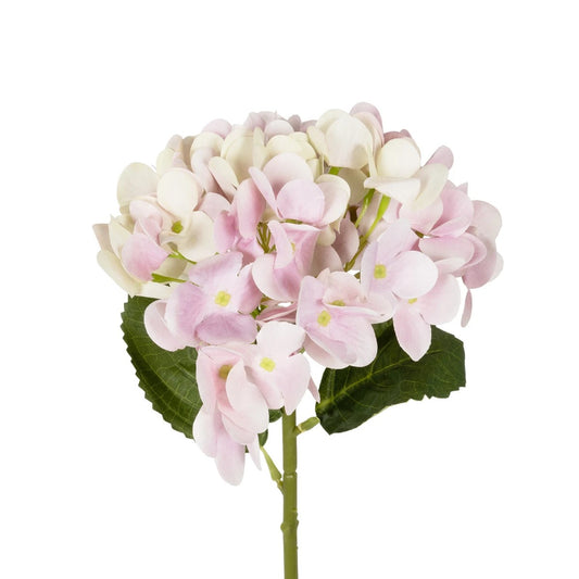 PINK HYDRANGEA BRANCH 21318 Τεχνητό Διακοσμητικό Κλαδί Ροζ Ορτανσία Y48cm
