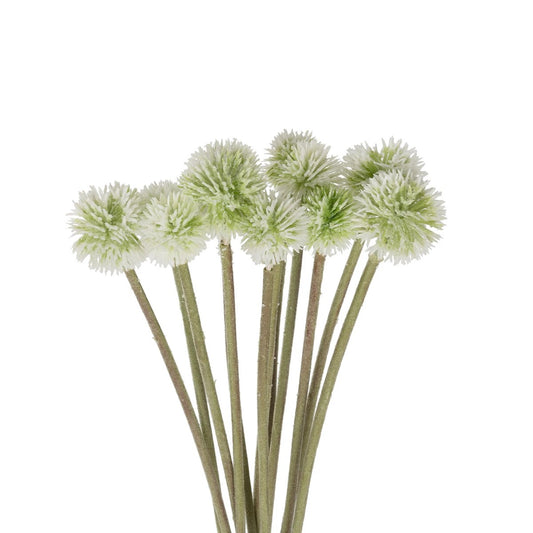 WHITE DANDELION BOUQET 21358 Τεχνητό Διακοσμητικό Ταραξάκο Μπουκέτο Y54cm