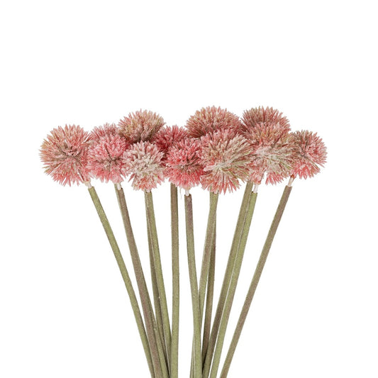 PINK DANDELION BOUQET 21359 Τεχνητό Διακοσμητικό Ταραξάκο Μπουκέτο Y54cm