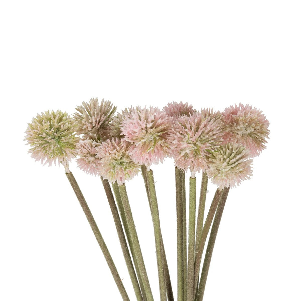 PALE PINK DANDELION BOUQET 21361 Τεχνητό Διακοσμητικό Ταραξάκο Μπουκέτο Y54cm
