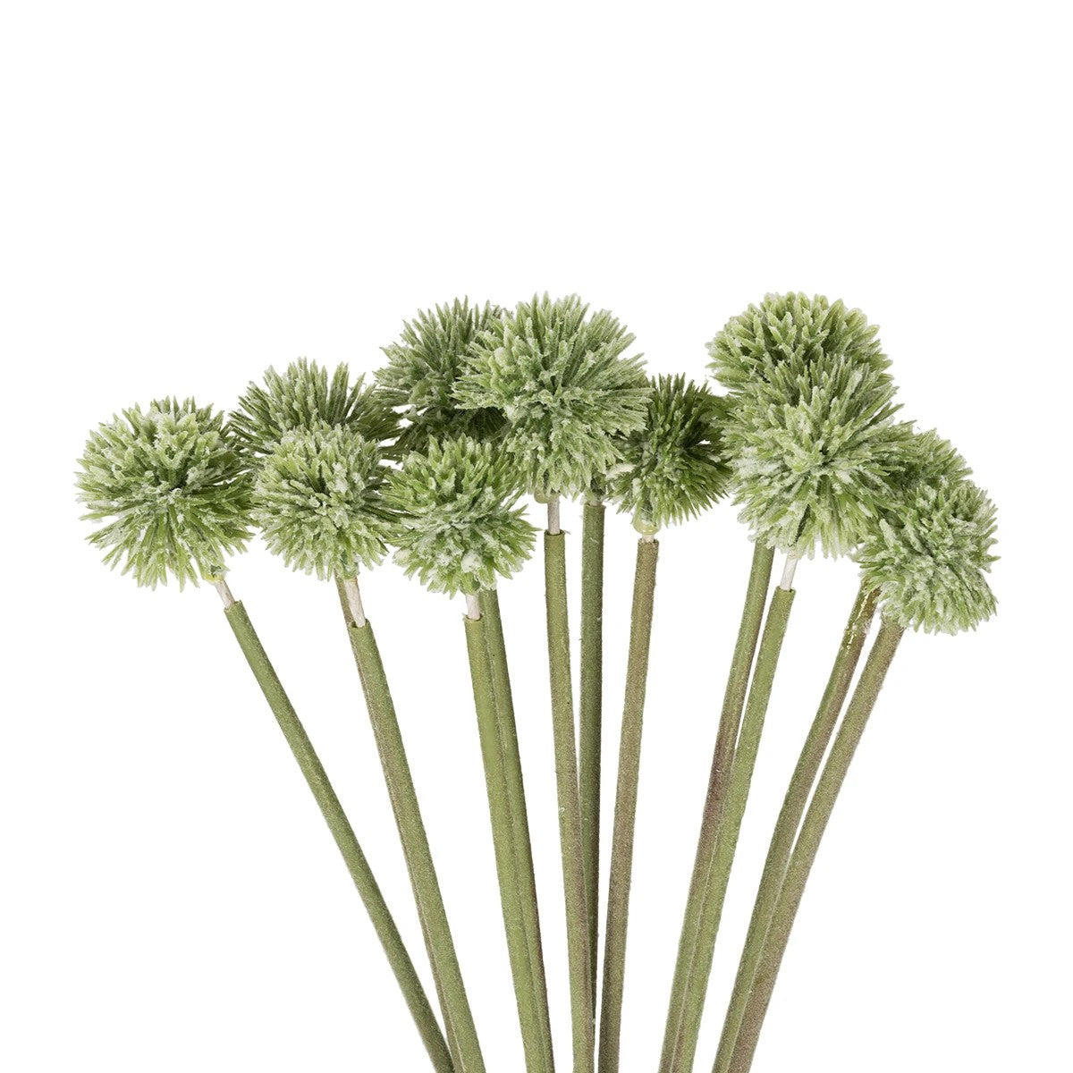 PALE GREEN DANDELION BOUQET 21362 Τεχνητό Διακοσμητικό Ταραξάκο Μπουκέτο Y54cm