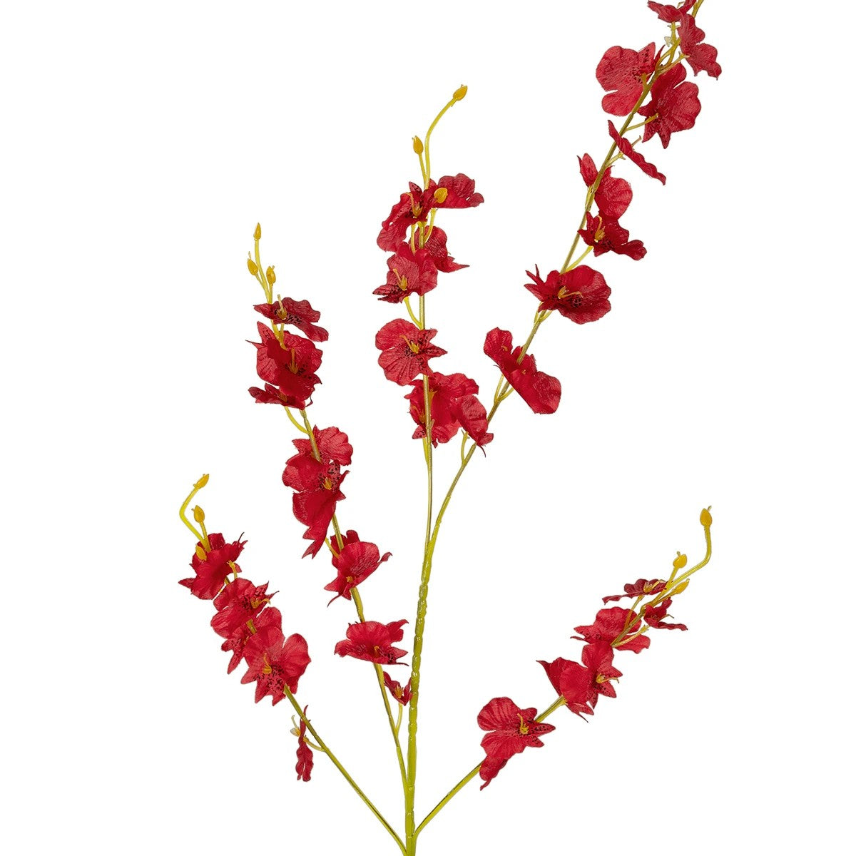 RED DANCE ORCHID BRANCH 21413 Τεχνητό Διακοσμητικό Κλαδί Κόκκινη Ορχιδέα Y90cm