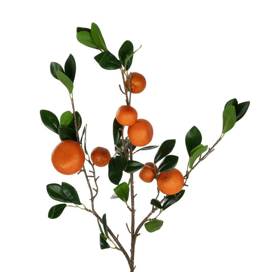 ORANGE FRUIT BRANCH 21435 Τεχνητό Διακοσμητικό Κλαδί Πορτακαλιά Y83cm