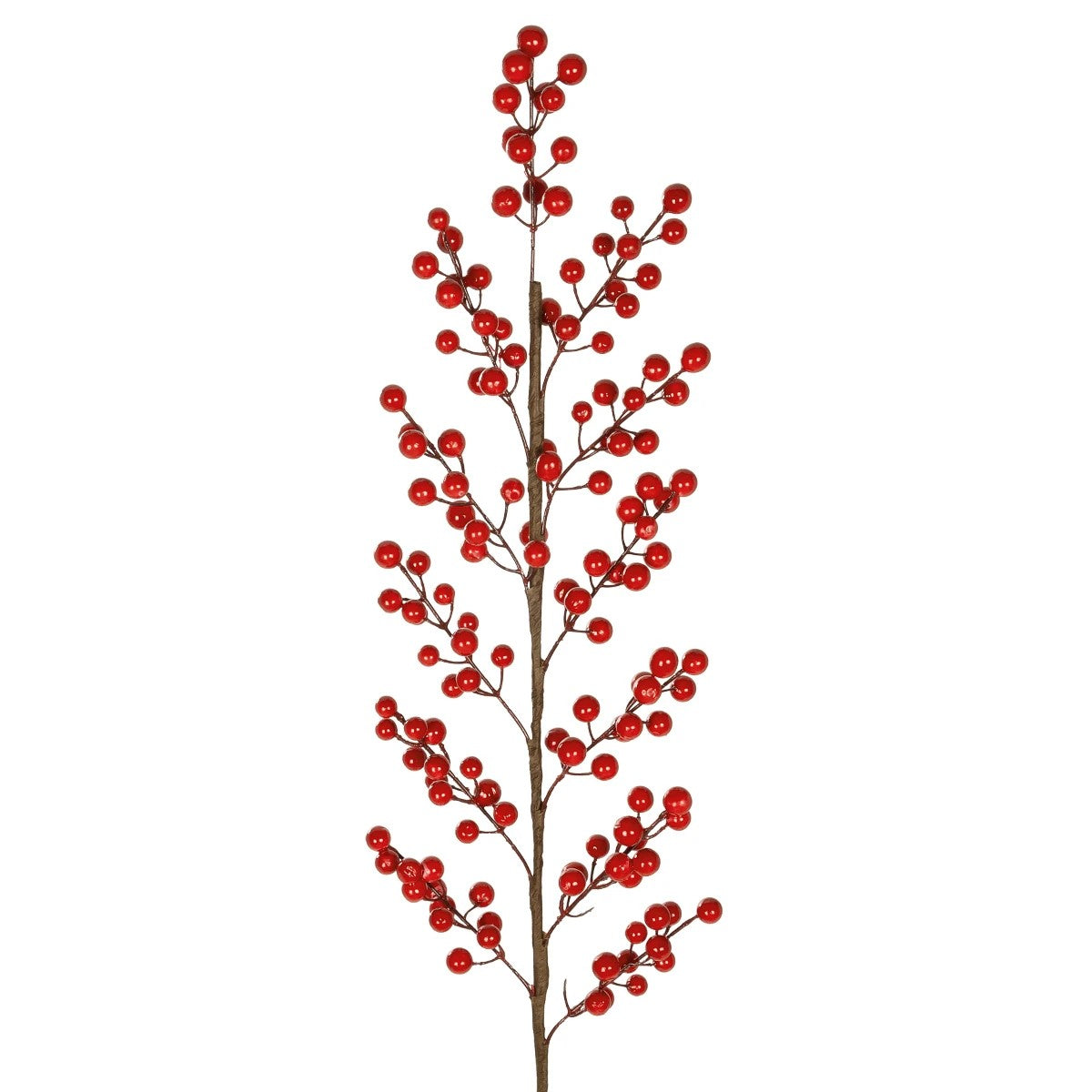 RED BERRIES FRUIT BRANCH 21440 Τεχνητό Διακοσμητικό Κλαδί Κόκκινο Γκί Y96cm