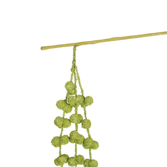 GREEN AMARANTHUS FRUIT BRANCH 21453Τεχνητό Διακοσμητικό Κλαδί Πράσινος Αμάρανθος Y60cm