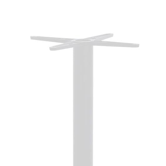 Βάση Τραπεζιού Closet Μεταλλική Λευκή Φ40x108