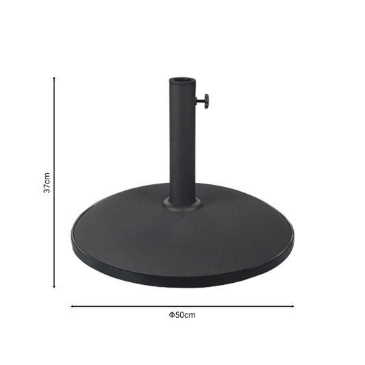 Βάση Ομπρέλας Elfie Τσιμέντο Μαύρο 25kg Φ50εκ