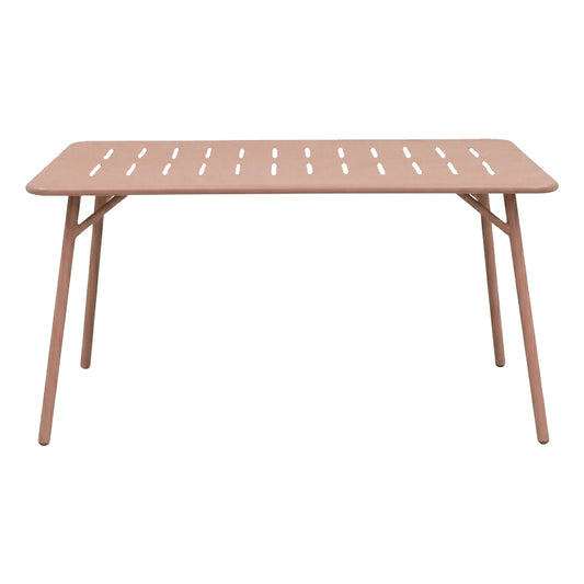 Τραπέζι Moraja Terracotta Μέταλλο 140x80x72