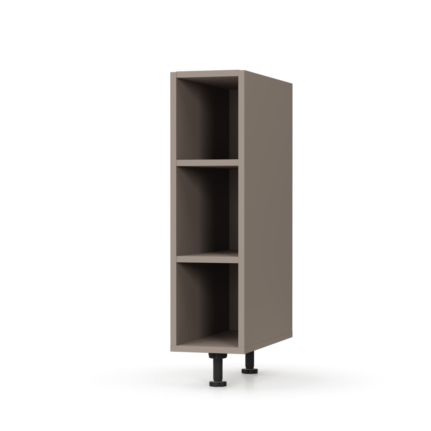 Charlotte Κάτω Ντουλάπι με Ράφια 20x46.5x82 Μόκα