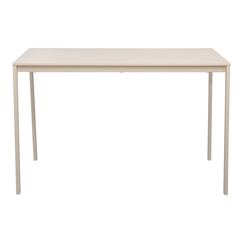 Τραπέζι Faragio Μέταλλο σε Μπεζ Απόχρωση με Γκρι Μεταλλικά Πόδια 120x75x75