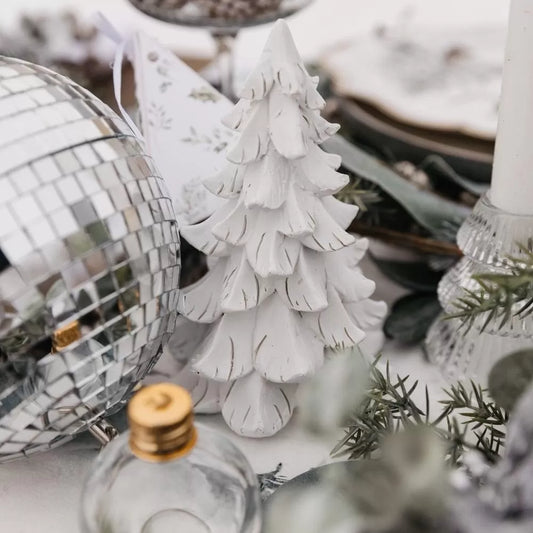 Κομψό Έλατο Ρητίνης Λευκό 10x10x15