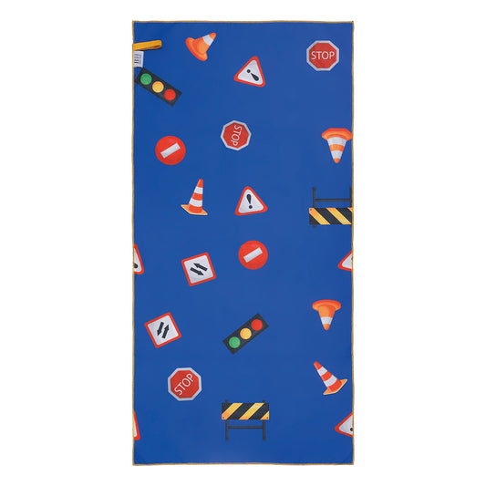 Πετσέτα Θαλάσσης Διπλής Όψης Παιδική Microfiber Αrt 2261 Μπλε