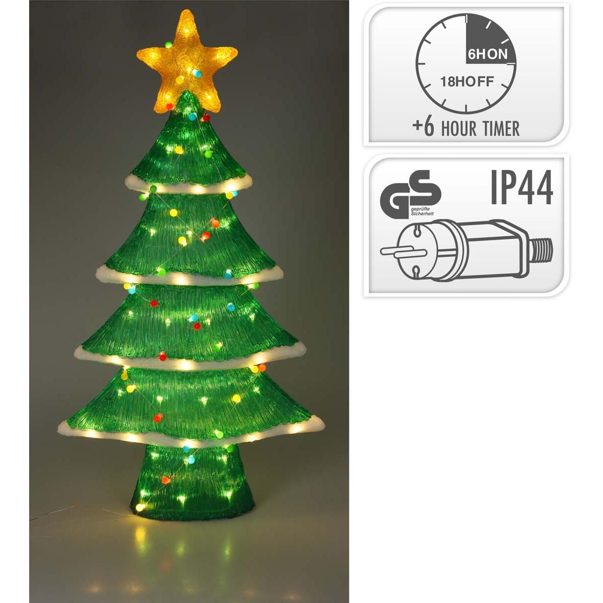 Δέντρο Εξωτερικού Χώρου LED 56x102εκ