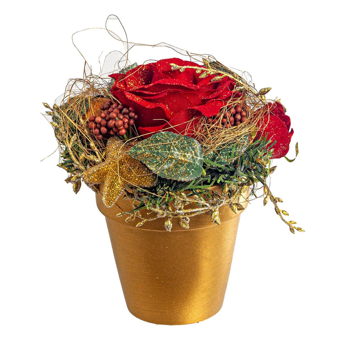 Γλαστράκι με Τριαντάφυλλο Κόκκινο 12εκ