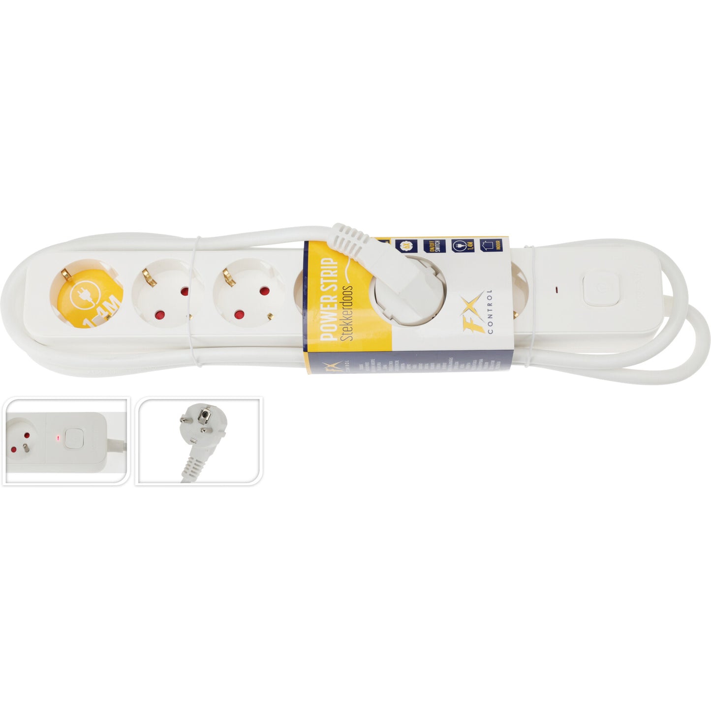 Πολύμπριζο 6 Θέσεων 140εκ