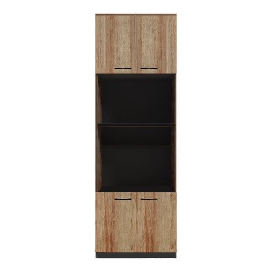 Ντουλάπα Κουζίνας Rowan σε Ανθρακί-Oak Απόχρωση 60x42x182