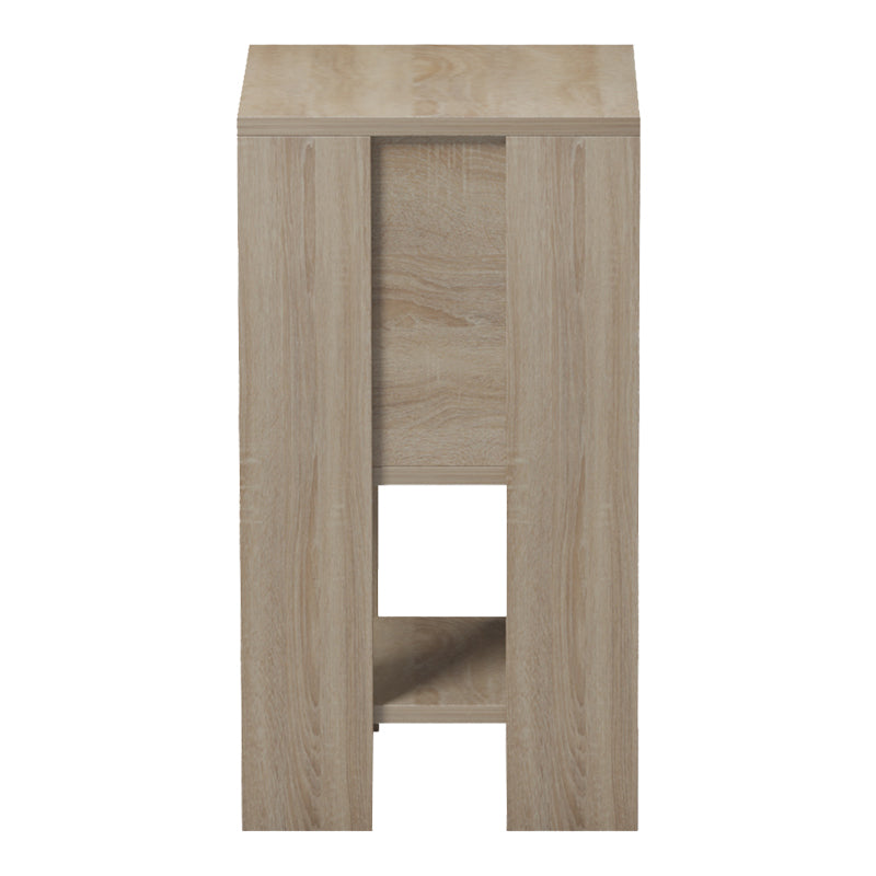 Κομοδίνο Reppo Sonoma-Ανθρακί 30x30x55