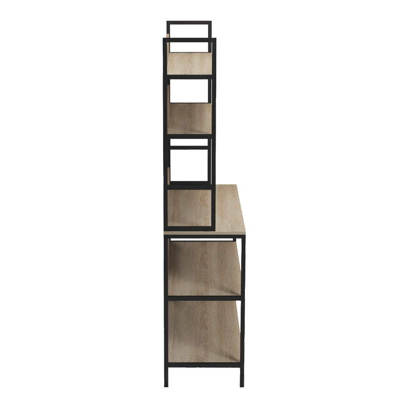 Επιδαπέδια Ραφιέρα Oranis Sonoma-Μαύρο 105x38x165