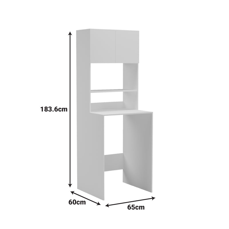Έπιπλο Πλυντηρίου Chaxe Λευκό 65x60x183.6