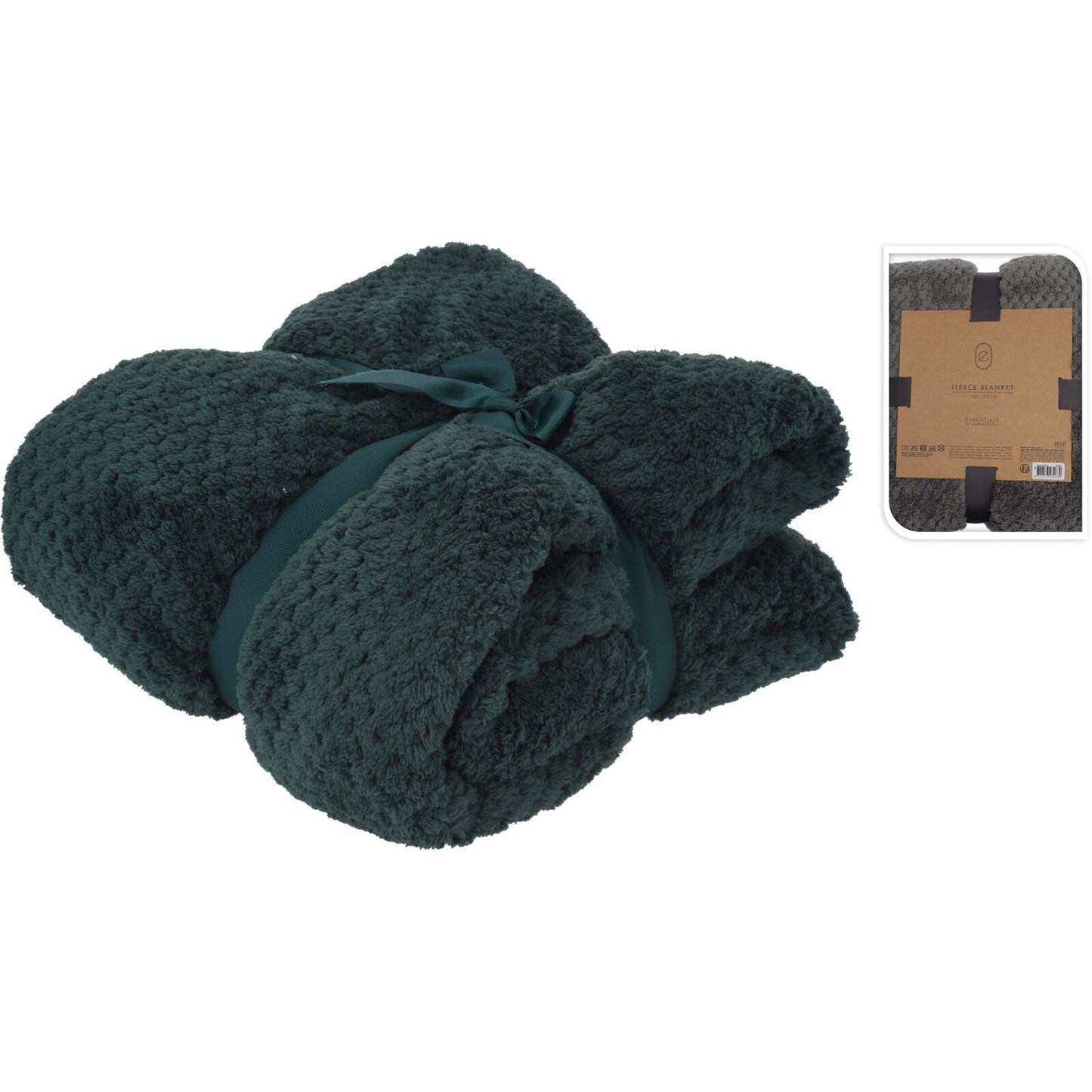 Κουβέρτα Φλις Πράσινη 130x170εκ