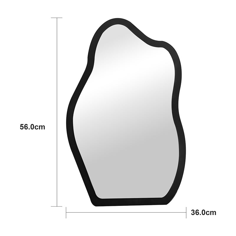 Mirror Evanthia Black MDF 36x1.2x56