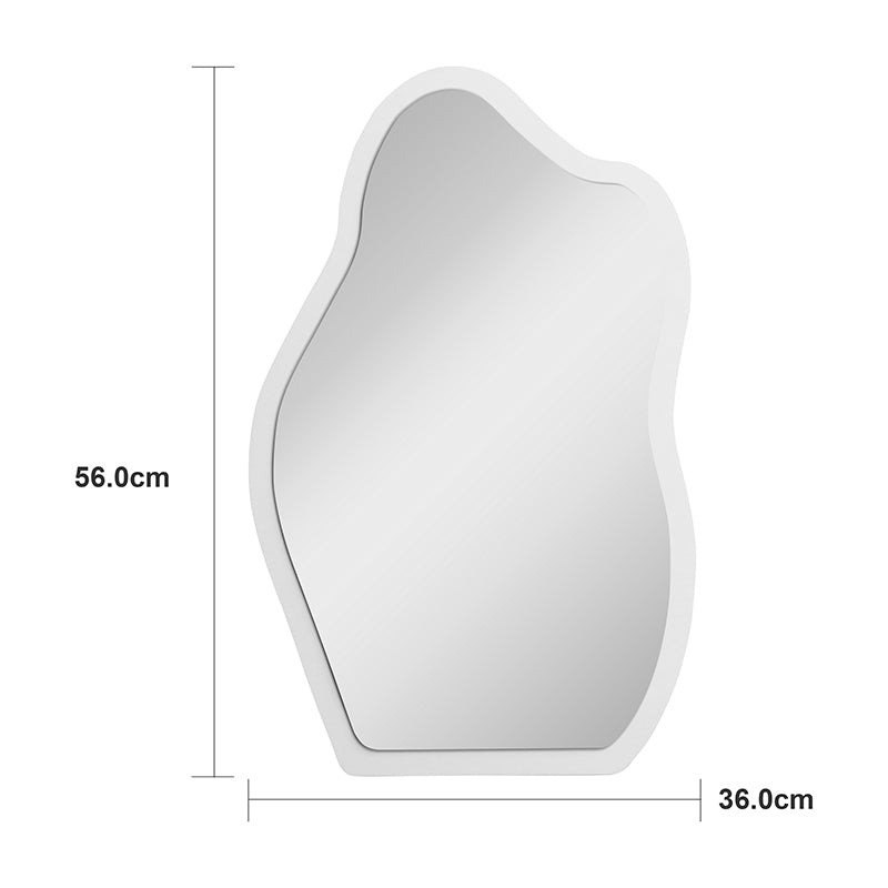 Καθρέπτης Evanthia Λευκό MDF 36x1.2x56