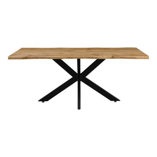 Τραπέζι Gilman MDF Sonoma-Μαύρο 180x90x75