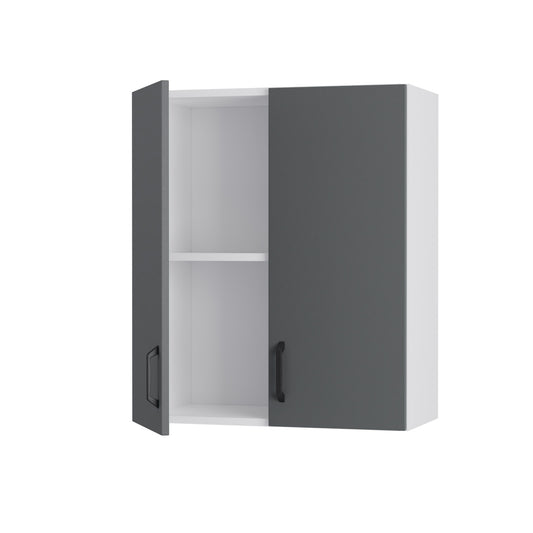 Modest Πάνω Ντουλάπι Ανθρακί 60x32x72