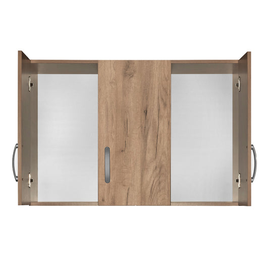 Πατάρι Ντουλάπας Zelia Τρίφυλλο Oak 90x42x60