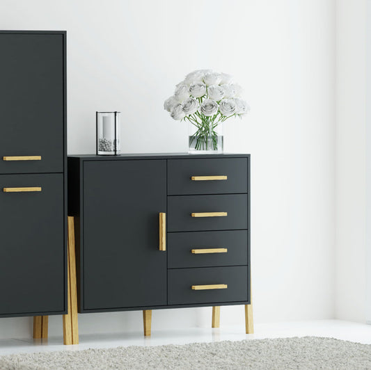 Μπουφές Belle Ανθρακί 102.5x41x91