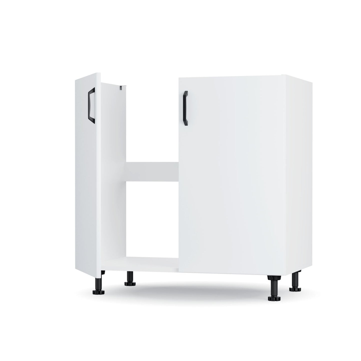 Modest Κάτω Ντουλάπι Νεροχύτη Λευκό 80x48x82