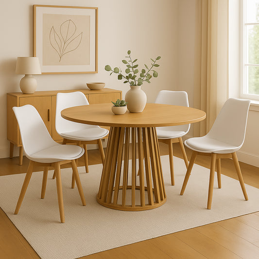 Τραπέζι Domonic Φυσικό Φ120x75