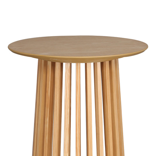 Τραπέζι Μπαρ Domonic MDF Φυσικό Φ60x105