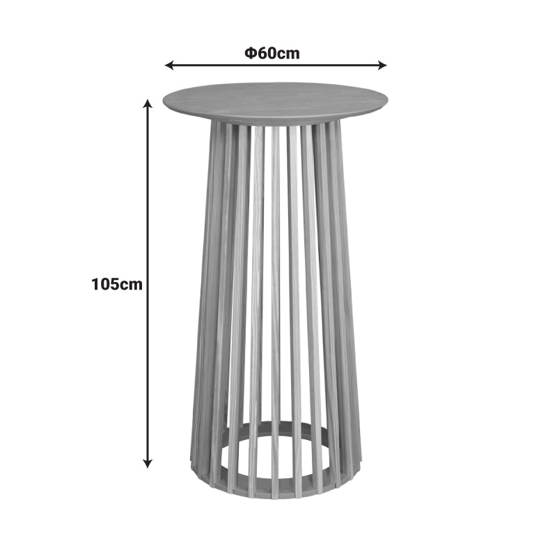 Τραπέζι Μπαρ Domonic MDF Φυσικό Φ60x105