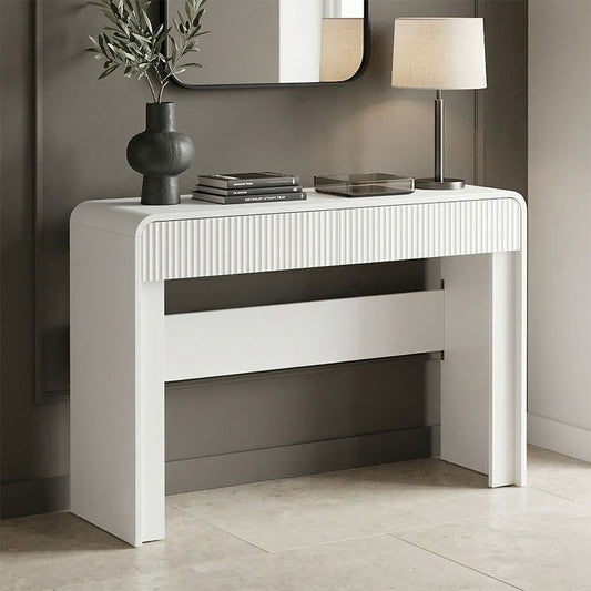 Κονσόλα Zeplen Λευκό MDF 110x38x75