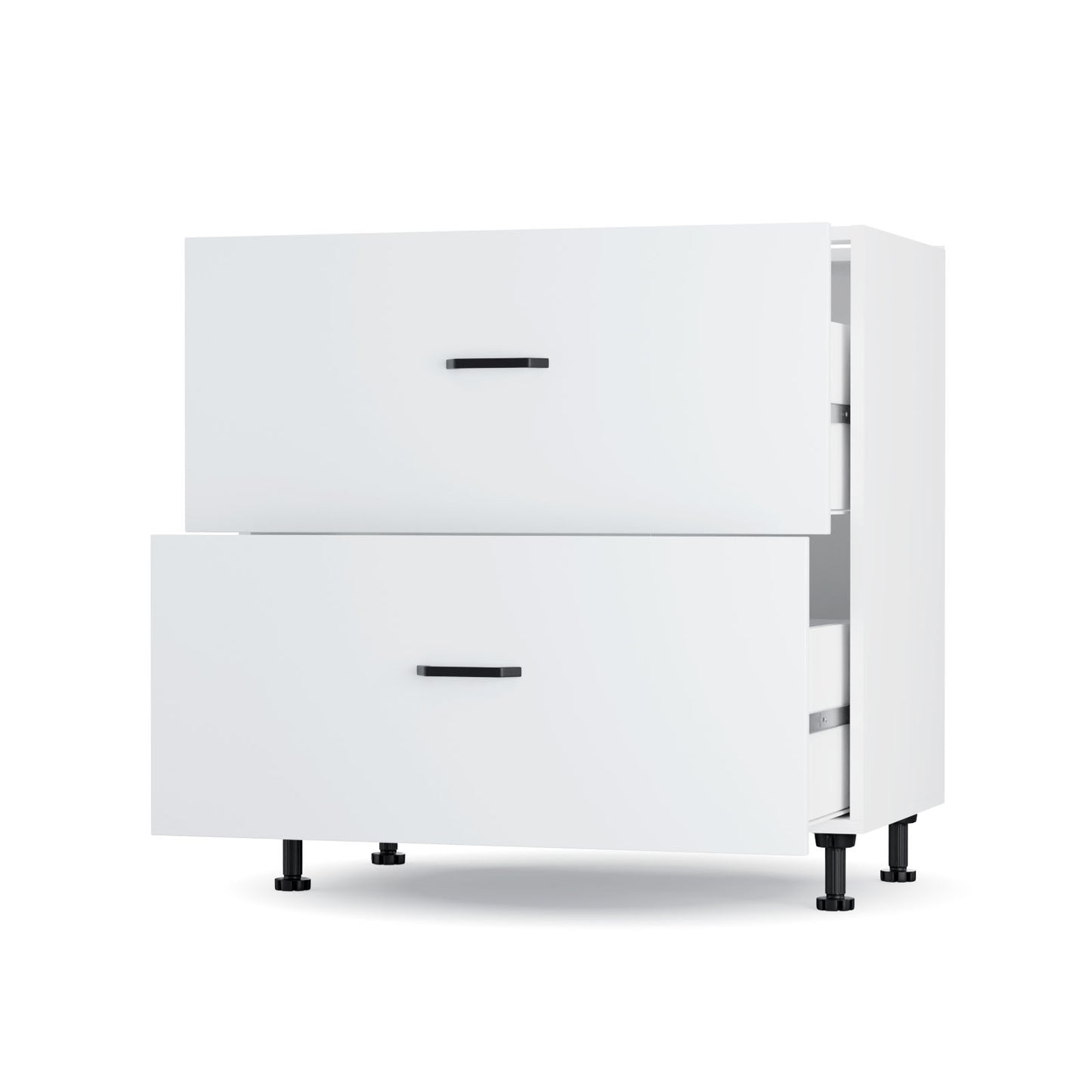 Modest Κάτω Ντουλάπι Συρταριέρα Λευκό 80x48x82