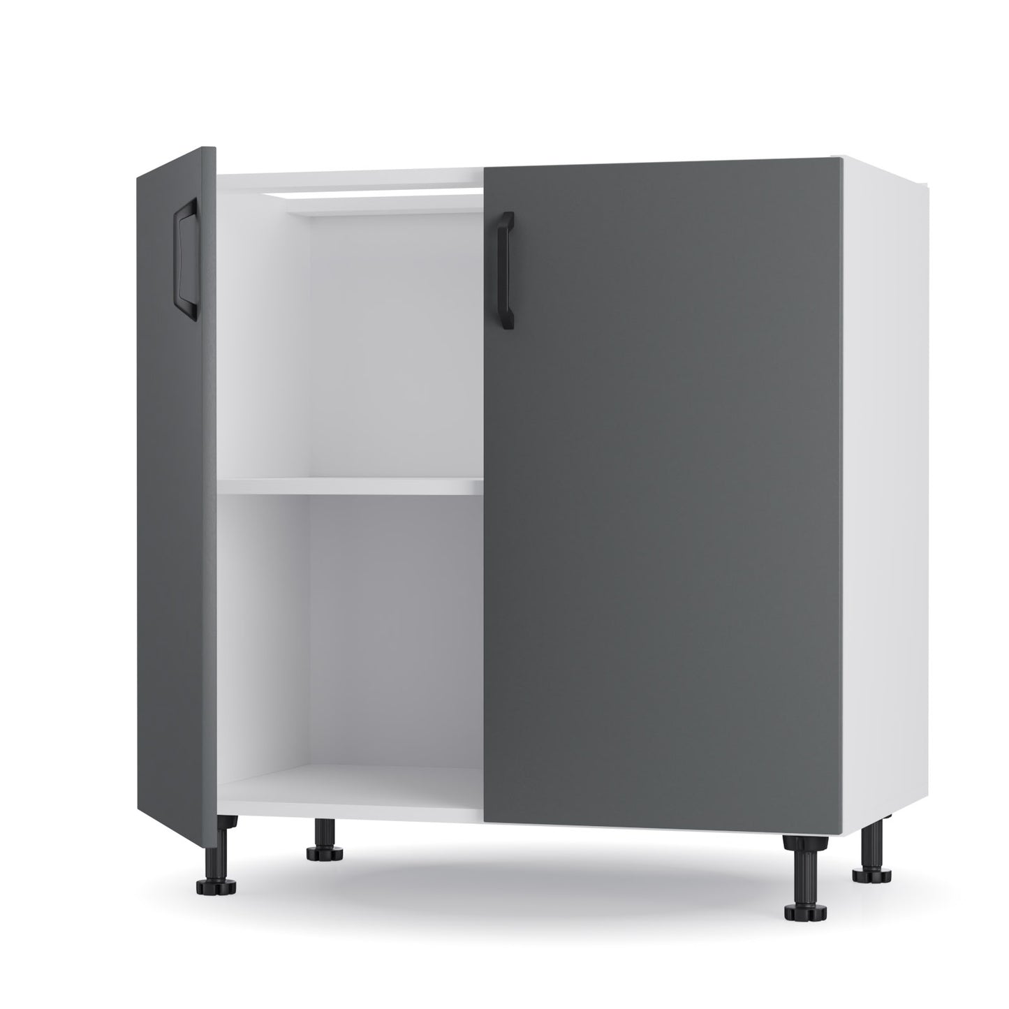 Modest Κάτω Ντουλάπι Ανθρακί 80x48x82