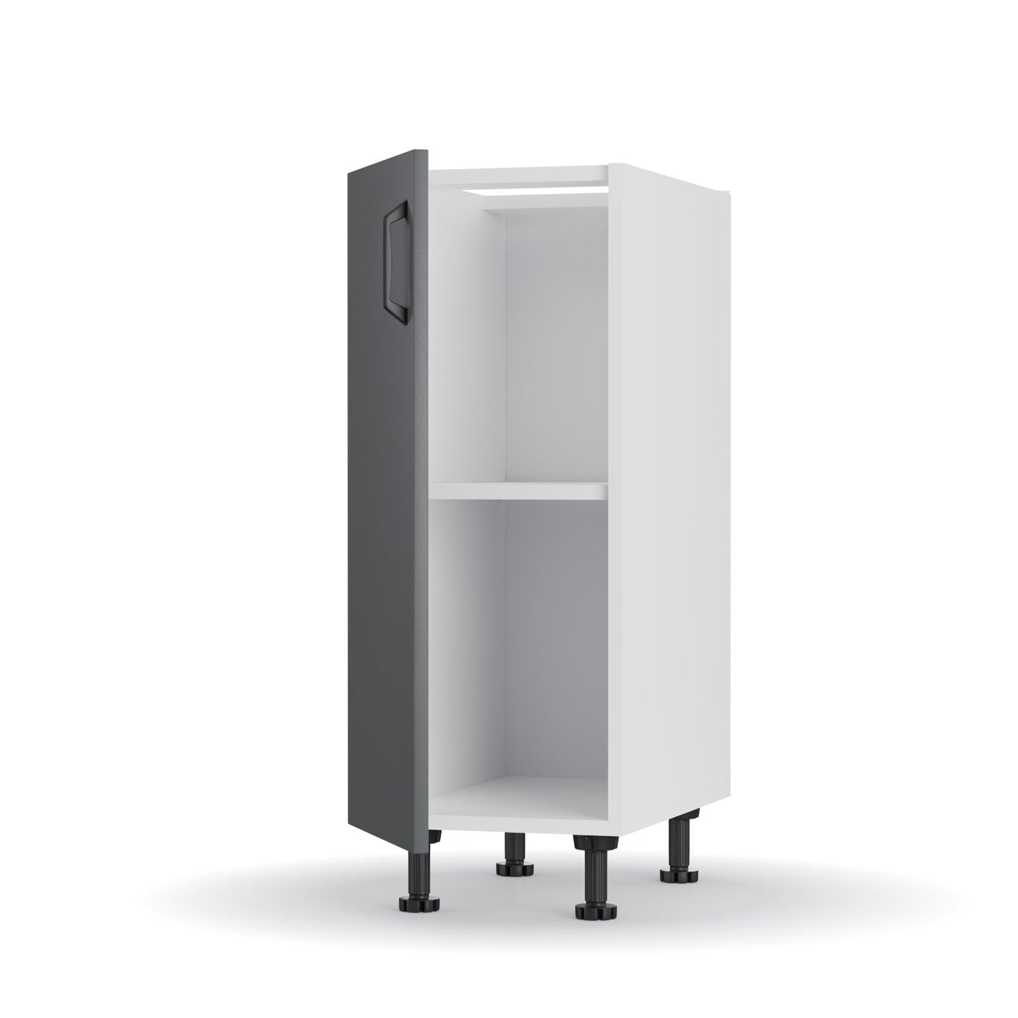 Modest Κάτω Ντουλάπι Ανθρακί 30x48x82