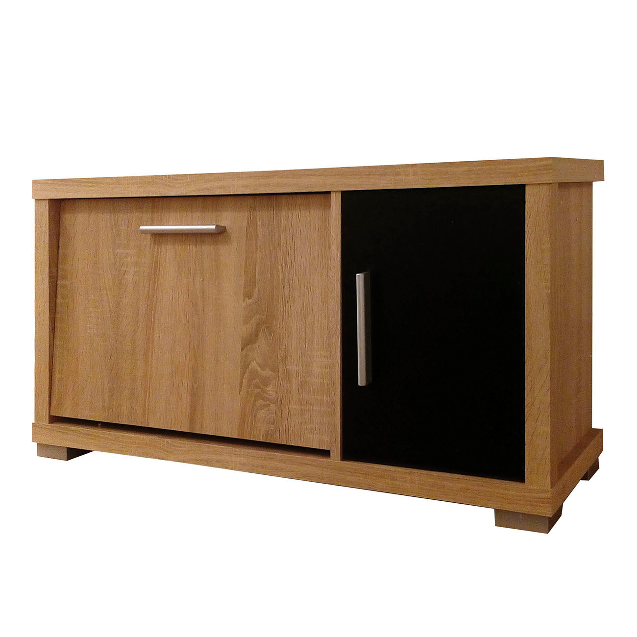 Παπουτσοθήκη Laura 90x28.2x45.8 Σονόμα-Μαύρο