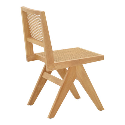 Καρέκλα Brenin Φυσικό Rubberwood 45X56X82