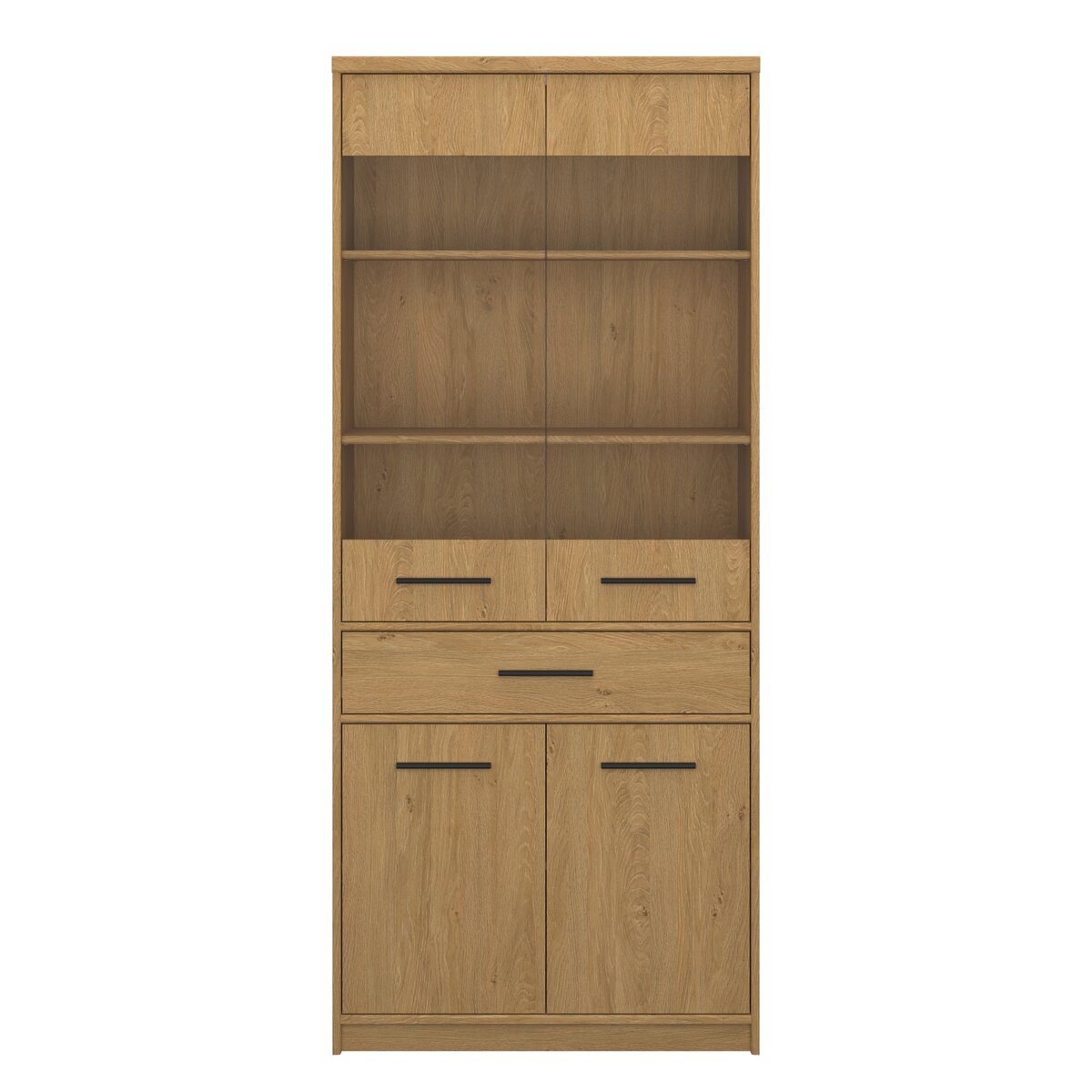 Βιτρίνα Pavi Βελανιδιά 84.3x33.8x197.2