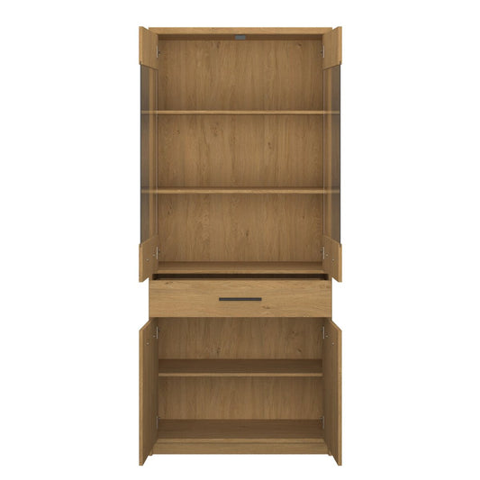 Βιτρίνα Pavi Βελανιδιά 84.3x33.8x197.2