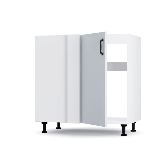 Modest Κάτω Γωνιακό Ντουλάπι Γκρι 80x48x82